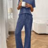 02fa39f8 c544dfd9 f0a8 47aa 8d4e 7581341139ba.jpg Ribbed Round Neck Short Sleeve Long Pants Set-Blue