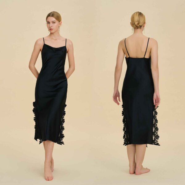 089e681b 7f8f5835 a31b 4bfd ae82 feb836acb931 1.jpg Lace Splice Slit Long Slip Nightgown