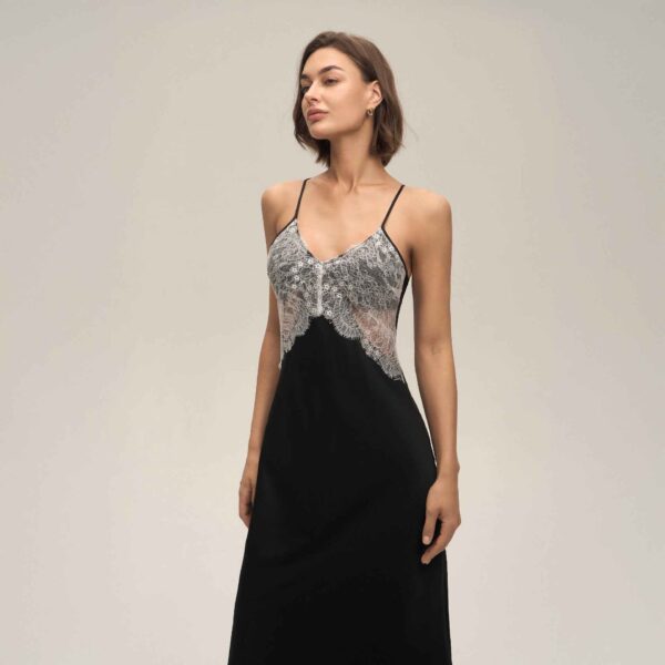 19005c58 24bfd6a5 ac8b 4399 9221 71834d9ad386.jpg Lace Splice Backless Camisole Long Nightgown