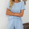 2aaabc8d 1addb93e a459 41c7 b900 9557ba265c85.jpg Ribbed Short Sleeve Pajama Set