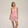 3607f6a9 a8daa25a a68b 4452 a041 b0eefe4418ed.jpg Lace Splice Camisole & Shorts Pajama Set