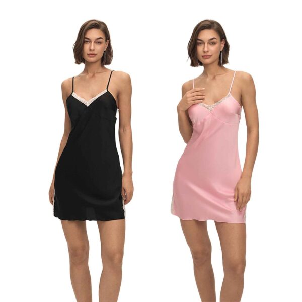 5a00fc0f ba8e8093 f55a 40d3 b86a 1b31172f2e0e.jpg Lace Slim-Fit Satin Camisole Nightdress