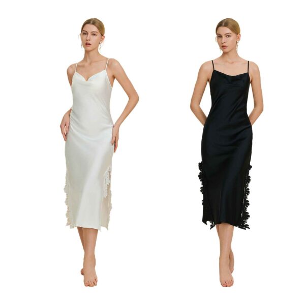5c6c1cf3 6a259f78 12d0 4bb9 8af4 c6cca37c99e0.jpg Lace Splice Slit Long Slip Nightgown