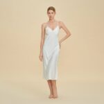 French Lace Deep V Camisole Nightdress