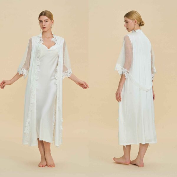 6831451d d36f003c d6b0 4e80 9d0f c407fdedd0e3 1.jpg French Lace Trim Long Robe