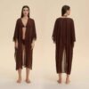 Mesh Fringe Chiffon Sheer Robe