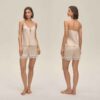 7e2cb1f4 8d93300b 49df 4aa6 a7e2 3b36317e4eef 1.jpg Lace Splice Camisole & Shorts Pajama Set
