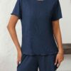 9ac45ccd 979fc83a 28b8 4ada aabf 4c3553ba709b.jpg Ribbed Short Sleeve Pajama Set