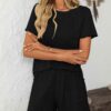 cd479a68 15a37581 ad34 4973 855f 01a6c27b5407.jpg Ribbed Short Sleeve Pajama Set