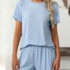 d2823625 03f895d1 9dc3 499f 92af 308c3ec2f294.jpg Ribbed Short Sleeve Pajama Set