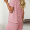 e55c45b4 8a1d6182 a211 46fa b091 6f1b358127c7.jpg Ribbed Short Sleeve Pajama Set