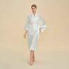 French Mesh Short Robe