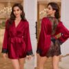 f3fb085a f944242c b847 46f0 87f2 24bda05caaa0 1.jpg Ice Silk Lace Short Nightgown