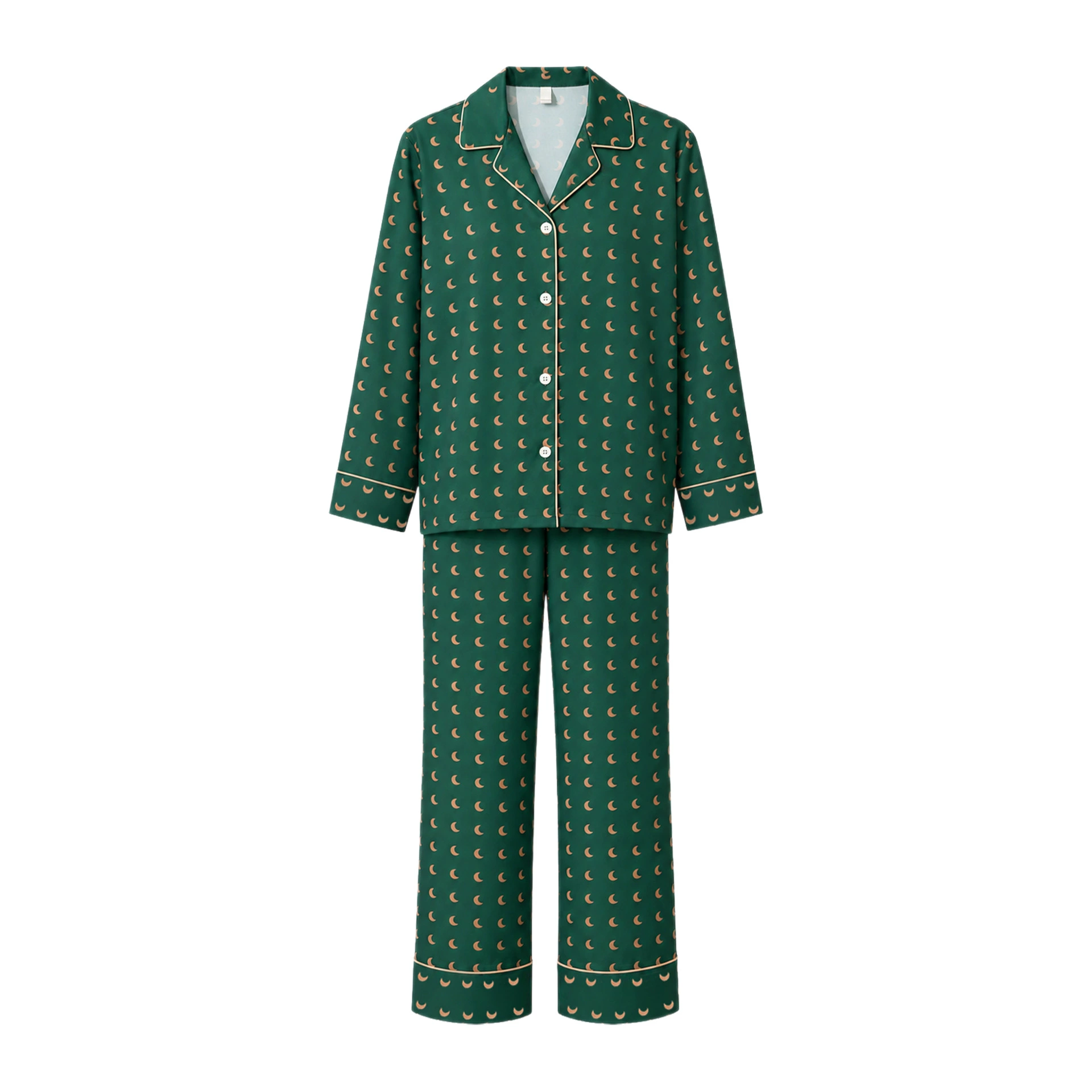 Women's satin chiffon pajama set, product view 5
